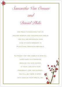 Philo Wedding Invitation