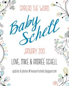 Schell Baby Announcement
